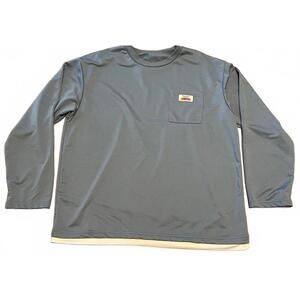 Men's Baggy Street, Toyoko, Long Sleeve Shirt. Size Large